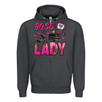 Smoke boss lady Zipper Hoodie - texasbilliewilder