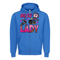 True Royal boss lady Zipper Hoodie - texasbilliewilder
