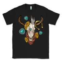 Black western cow skull Classic Tee - texasbilliewilder