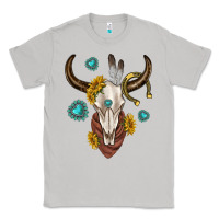 Moon Dust western cow skull Classic Tee - texasbilliewilder
