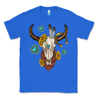 True Royal western cow skull Classic Tee - texasbilliewilder