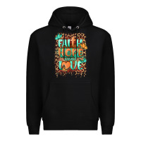 Black faith hope and love Premium Hoodie - BarkalooDesign
