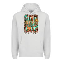 Dove Grey faith hope and love Premium Hoodie - BarkalooDesign