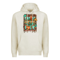 Oatmeal Heather faith hope and love Premium Hoodie - BarkalooDesign