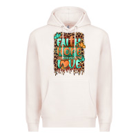 Pale Pink faith hope and love Premium Hoodie - BarkalooDesign