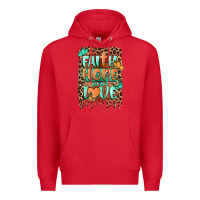 Red faith hope and love Premium Hoodie - BarkalooDesign