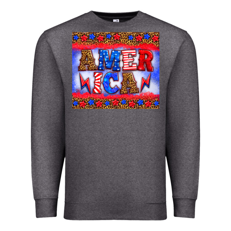 America Thunderbolt Premium Sweatshirt by HRA Design Shop | Teevron