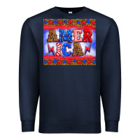 Navy america thunderbolt Premium Sweatshirt - HRA Design Shop