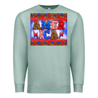 Seafoam america thunderbolt Premium Sweatshirt - HRA Design Shop