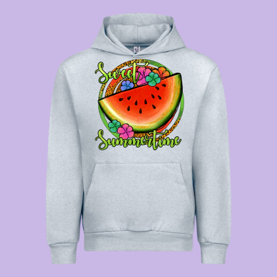 Sweet Summertime Watermelon Urban Hoodie Designed By Jasminsmagicworld