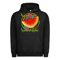 Pigment Black sweet summertime watermelon Urban Hoodie - Jasminsmagicworld