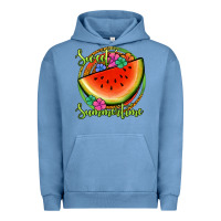 Pigment Pebble Blue sweet summertime watermelon Urban Hoodie - Jasminsmagicworld