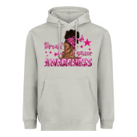 Moon Dust Breast Cancer Awareness with Afro Woman Heavyweight Hoodie - texasbilliewilder
