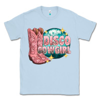Dusty Blue western disco cowgirl Classic Tee - texasbilliewilder