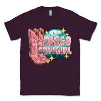 Plum western disco cowgirl Classic Tee - texasbilliewilder