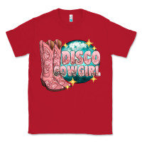Red western disco cowgirl Classic Tee - texasbilliewilder