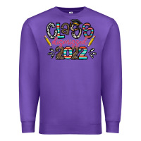 Purple class dismissed 2022 Premium Sweatshirt - CowhideDigitalArt