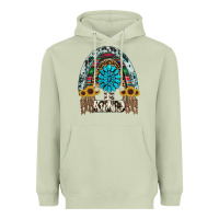 Western Rainbow  Be Kind Heavyweight Hoodie | Teevron