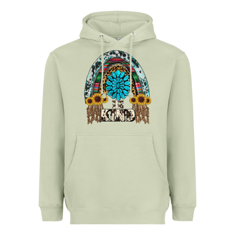 Western Rainbow  Be Kind Heavyweight Hoodie by RanaPortraitStore | Teevron