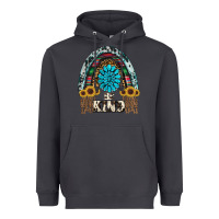Smoke western rainbow  be kind Heavyweight Hoodie - RanaPortraitStore
