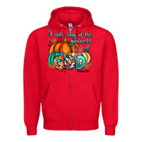 Red i will sing of the godness of god psalm 89 1 Zipper Hoodie - RanaPortraitStore