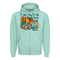 Seafoam i will sing of the godness of god psalm 89 1 Zipper Hoodie - RanaPortraitStore