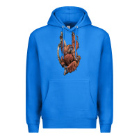 True Royal Orangutan And Baby Premium Hoodie - LillyAllenDesigns