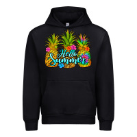 Foreset Green hello summer pineapple Urban Hoodie - Jasminsmagicworld