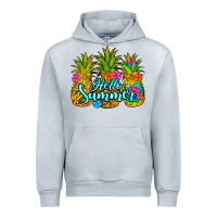 Heather Grey hello summer pineapple Urban Hoodie - Jasminsmagicworld