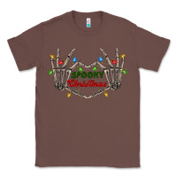 Chestnut spooky christmas skeleton hands Classic Tee - FaDigitalArtStudio