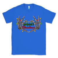 True Royal spooky christmas skeleton hands Classic Tee - FaDigitalArtStudio