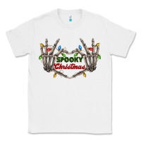 White spooky christmas skeleton hands Classic Tee - FaDigitalArtStudio