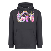 Smoke unicorn coffee cups Heavyweight Hoodie - Zillion Design Studio