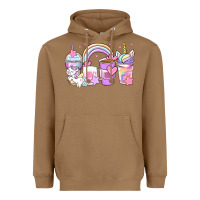 Toasted Coconut unicorn coffee cups Heavyweight Hoodie - Zillion Design Studio