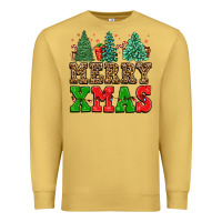 Antique Gold merry xmas Premium Sweatshirt - FaDigitalArtStudio