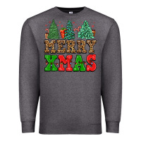 Charcoal Heather merry xmas Premium Sweatshirt - FaDigitalArtStudio