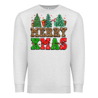Oatmeal Heather merry xmas Premium Sweatshirt - FaDigitalArtStudio
