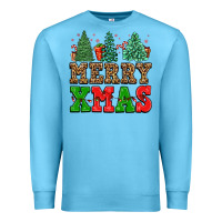 Ocean Blue merry xmas Premium Sweatshirt - FaDigitalArtStudio