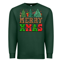 Sports Green merry xmas Premium Sweatshirt - FaDigitalArtStudio