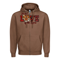 Chestnut for the love of the tigers red Zipper Hoodie - RanaPortraitStore