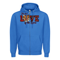 True Royal for the love of the tigers red Zipper Hoodie - RanaPortraitStore
