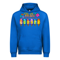 Cobalt hello summer popsicles Urban Hoodie - Jasminsmagicworld
