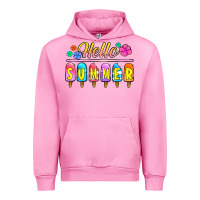 Fuchsia Pink hello summer popsicles Urban Hoodie - Jasminsmagicworld