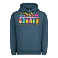 Pigment Midnight Navy hello summer popsicles Urban Hoodie - Jasminsmagicworld