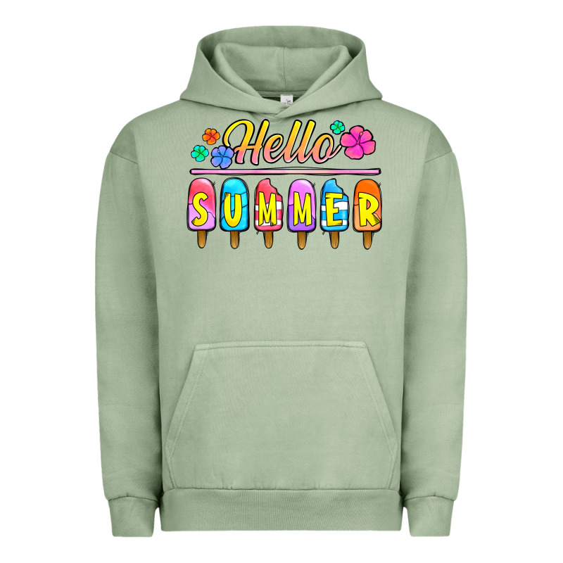 Hello Summer Popsicles Urban Hoodie by Jasminsmagicworld | Teevron