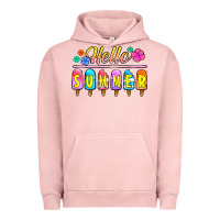 Pigment Salmon hello summer popsicles Urban Hoodie - Jasminsmagicworld