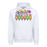 White hello summer popsicles Urban Hoodie - Jasminsmagicworld