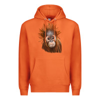 Carrot baby orangutan Premium Hoodie - LillyAllenDesigns