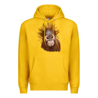Lemon baby orangutan Premium Hoodie - LillyAllenDesigns