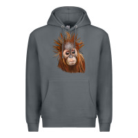 Rock baby orangutan Premium Hoodie - LillyAllenDesigns